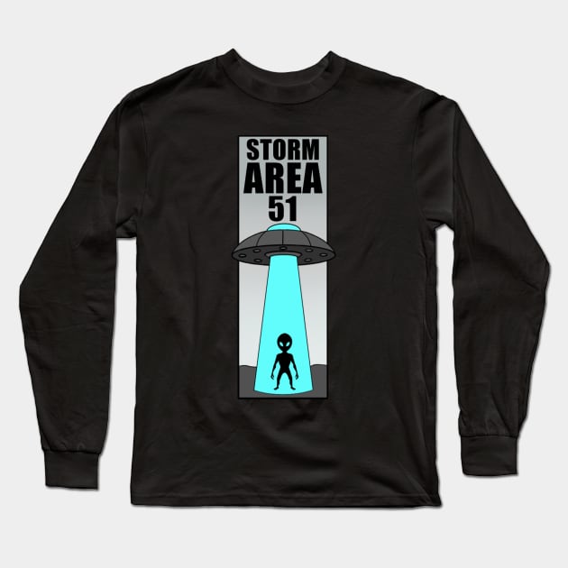 Storm Area 51 Long Sleeve T-Shirt by Redheadkls